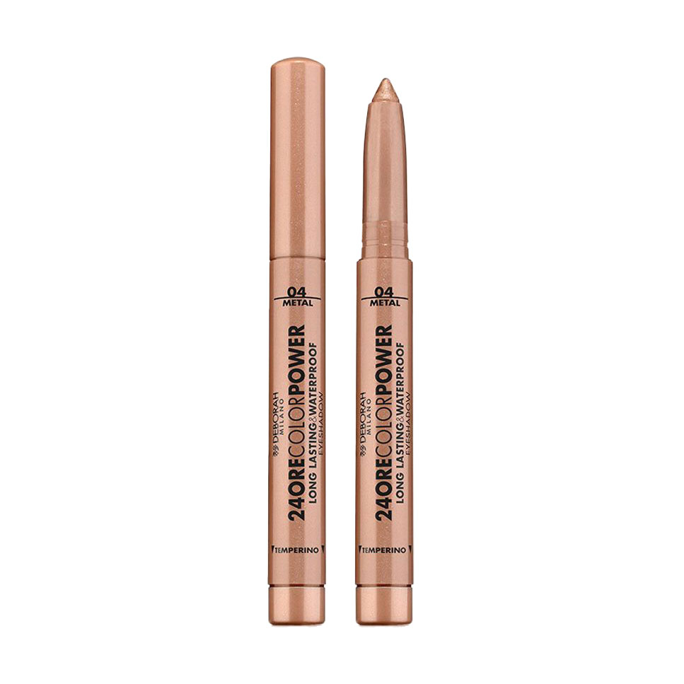 Тіні-олівець для очей Deborah 24Ore Color Power Eyeshadow 04 Warm Brown, 1.4 г